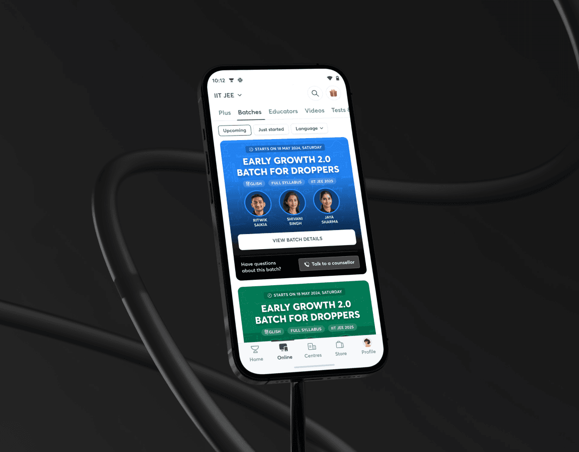 Free learner experience on Unacademy